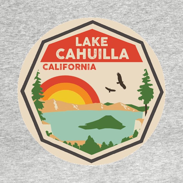 Lake Cahuilla California Colorful Scene by POD4